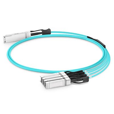 100G QSFP28 до 4x25G SFP28 AOC 100G QSFP28 Активный оптический кабель CE FCC 1-100 M