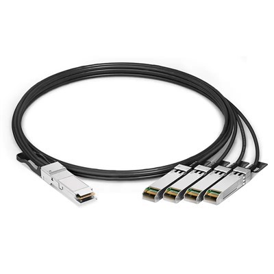 Превосходное качество совместимо 1 0 0G QSFP28 до 4 x 25g SFP28 Пассивное прямое прикрепление кабеля прорыва меди. 0,5M -5 m